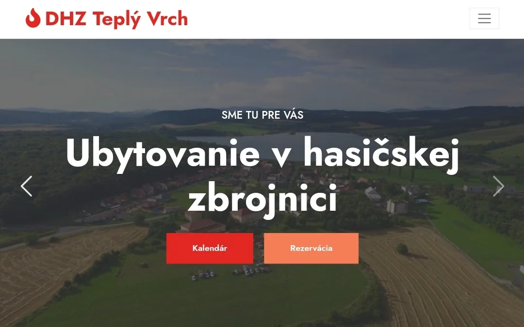 DHZ Teplý Vrch – web stránka dobrovoľného hasičského zboru
